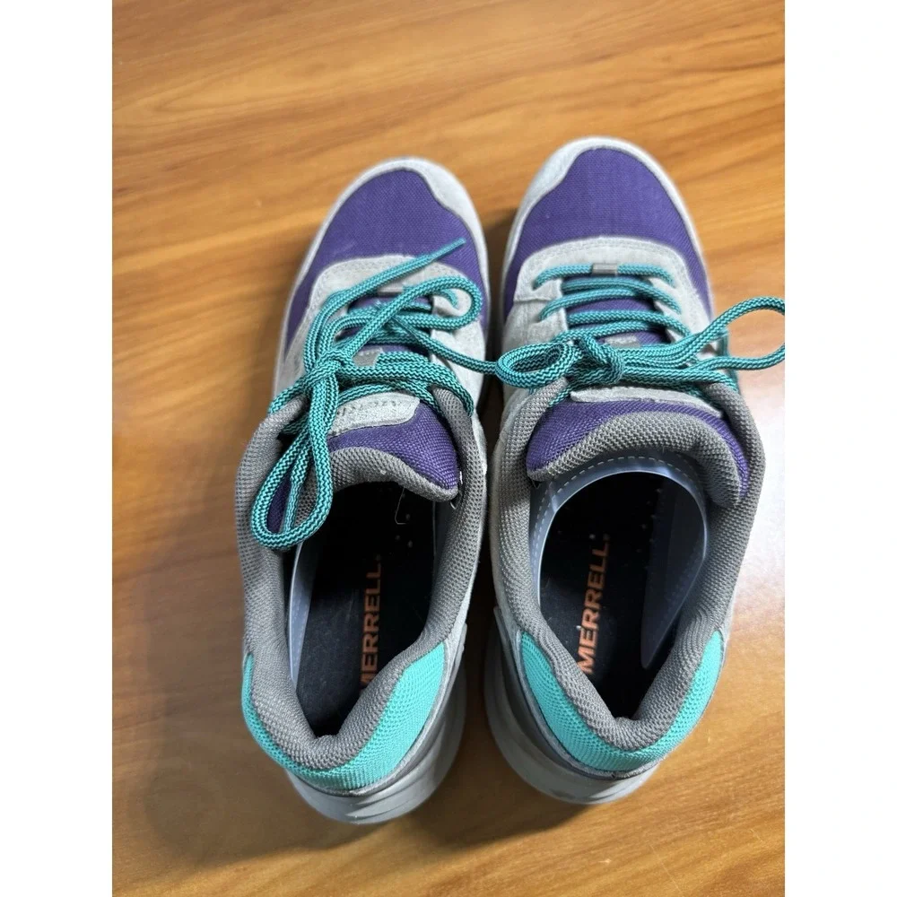 MERRELL J65662 Ontario 85 Violet Suede Hiking Lace up Shoes US 8.5M EUR 38